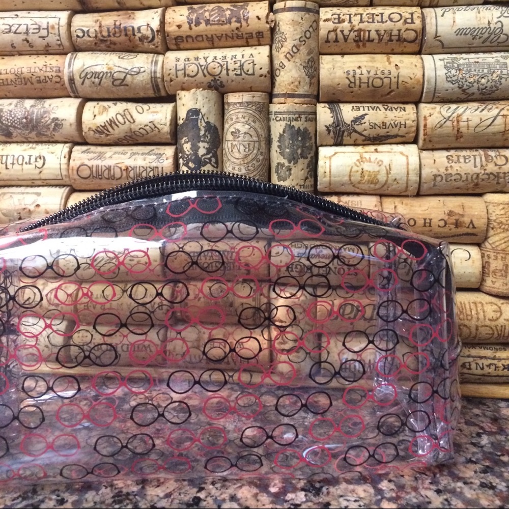Liz Claiborne Glasses Cosmetic Bag